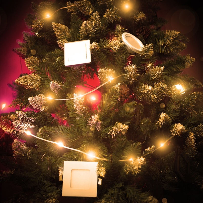 10 Meter LED Lichterkette RGB Innen und Aussenbereich für Weihnachten