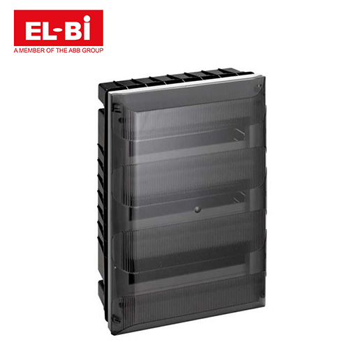 EL-BI Sicherungskasten Unterputz für 36 Module 3-reihig