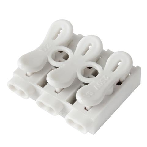WIRE SPRING-3/6 Verbindungsklemme Druckklemme 3-polig...